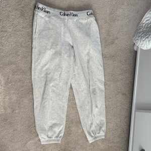 Calvin Klein Women’s Light Gray Sweatpants